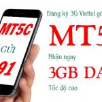 Gói cước MT5C Viettel chỉ 5.000đ/tháng
