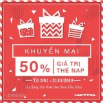 Viettel khuyến mãi 5/1 - 31/1/2018 cho thuê bao thỏa điều kiện