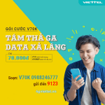 Đăng ký gói cước V70K Viettel chỉ 70.000đ/tháng ưu đãi 2 trong 1