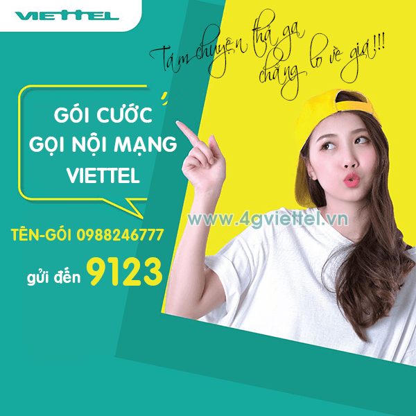 Đăng ký gọi nội mạng Viettel giá rẻ nhất ưu đãi hấp dẫn nhất