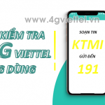 Cách kiểm tra gói cước 3G Viettel đang dùng với 3 cách