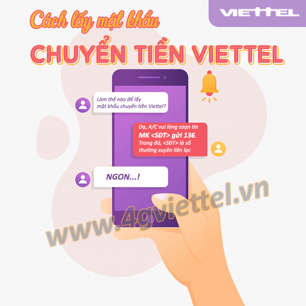 Cách lấy mật khẩu chuyển tiền Viettel bằng tin nhắn đơn giản nhất