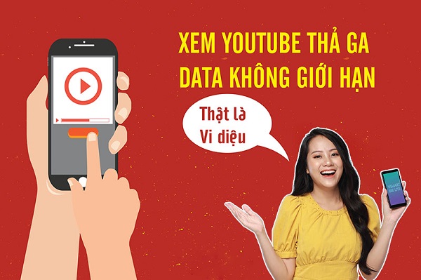Đăng ký gói cước 4G Youtube Viettel xem video clip thả ga không giới hạn