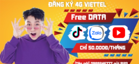 Cách đăng ký gói cước Viettel 4G miễn phí Zalo Tiktok Youtube không giới hạn