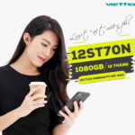 Đăng ký gói 12ST70N Viettel nhận ngay ưu đãi 1080GB dùng mạng thả ga 12 tháng