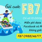 Đăng ký gói FB7 Viettel free data dùng Facebook và Messenger