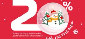 Viettel khuyến mãi 15/12/2022 ưu đãi 20% giá trị tiền nạp Online