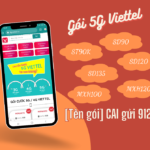 Danh sách các gói cước 5G Viettel giá rẻ data khủng