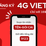 Đăng ký 4G Viettel 10k 1 ngày ưu đãi khủng lên đến 5GB data
