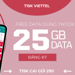 Đăng ký gói cước T15K Viettel miễn phí 25GB data xem Tiktok