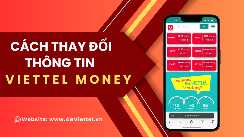 Cách cập nhật thông tin ví điện tử Viettel Money 