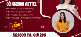 Đăng ký gói 5G280B Viettel nhận 300GB, miễn phí gọi và lưu trữ MyBox