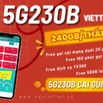 Đăng ký gói 5G230B Viettel có ngay 240GB, miễn phí goi5m dùng TV360 và MyBox