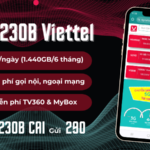 Đăng ký gói 6T5G230B Viettel nhận 8GB/ngay suốt 6 tháng sử dụng