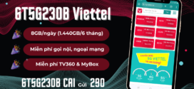 Gói cước 6T5G230B Viettel ưu đãi 8GB/ngày, miễn phí gọi 6 tháng