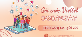 Các gói cước Viettel 5GB/ngày chỉ từ 10k kèm nhiều ưu đãi